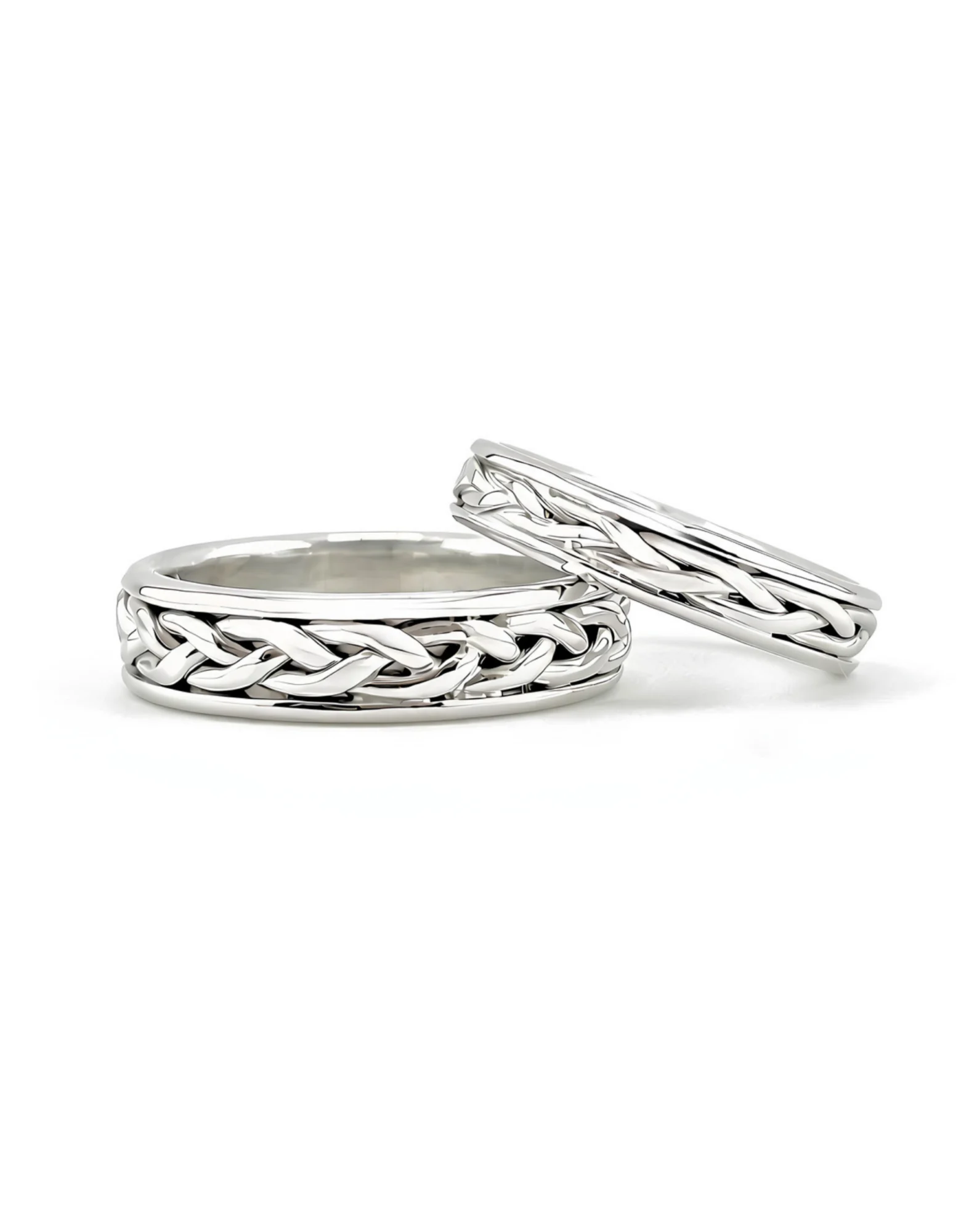 Nhẫn Cưới Gắn Kết -Braided Wedding Bands