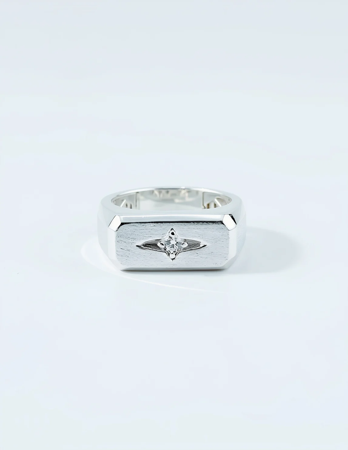 Alternative view of Nhẫn Nam Mẫu 011 - STEEL MINIMAL